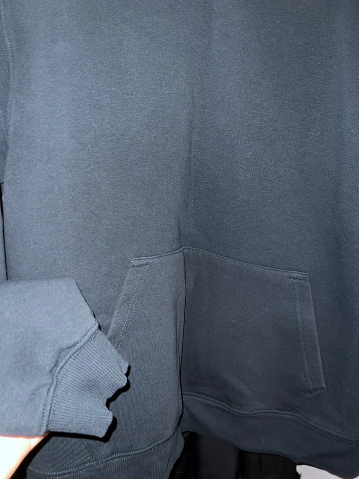 Gri Kadın 3 İplik Oversize Sweatshirt - Görsel 2