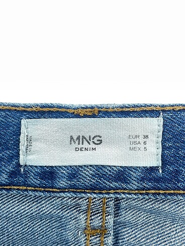 38 Beden mavi Renk Mango Jean / Kot %70 İndirimli.