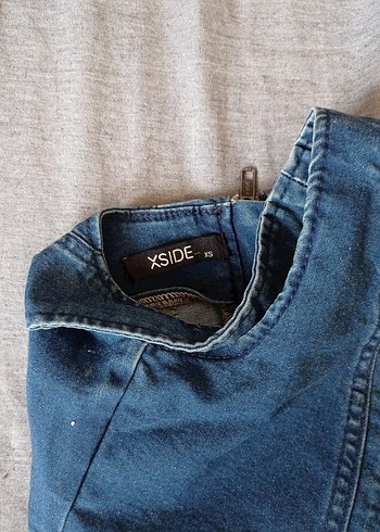 xs Beden jean kot Kadın Büstiyer