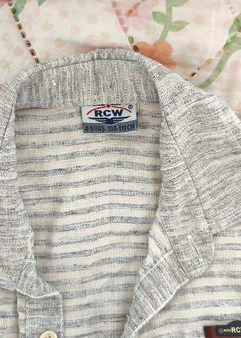 Erkek Çocuk Kısa Kollu Pamuklu Kareli Gömlek - Görsel 9