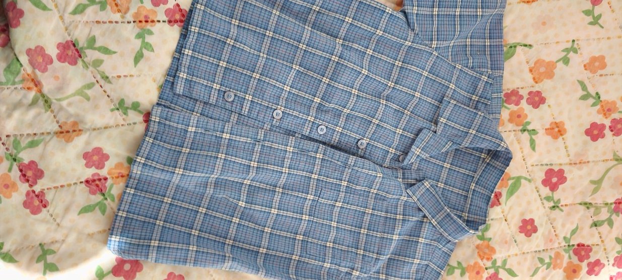 Erkek Çocuk Kısa Kollu Pamuklu Kareli Gömlek - Görsel 5