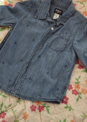 Beyaz Nakışlı Kısa Kollu Erkek Gömlek - Görsel 7