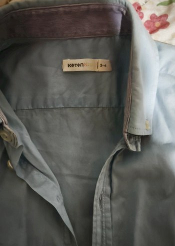 Beyaz Nakışlı Kısa Kollu Erkek Gömlek - Görsel 5