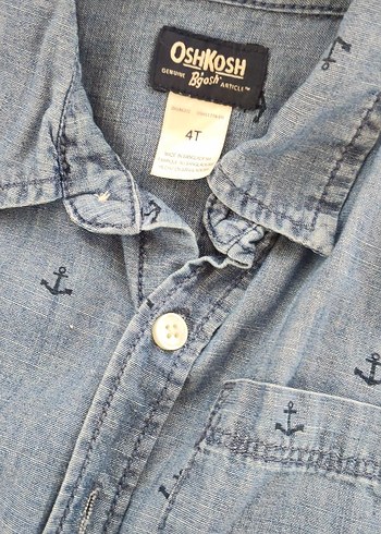 Beyaz Nakışlı Kısa Kollu Erkek Gömlek - Görsel 8