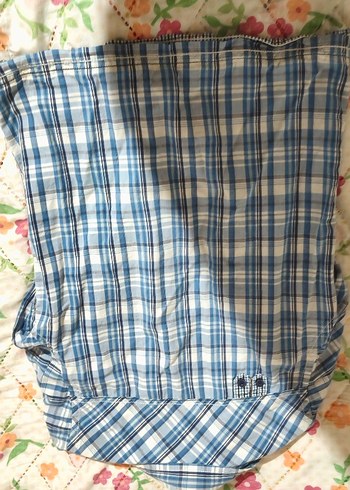 Beyaz Nakışlı Kısa Kollu Erkek Gömlek - Görsel 12