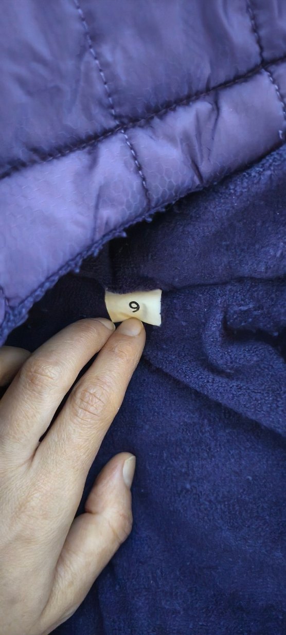 Mor Fermuarlı Çocuk Kışlık Ceket - Görsel 3