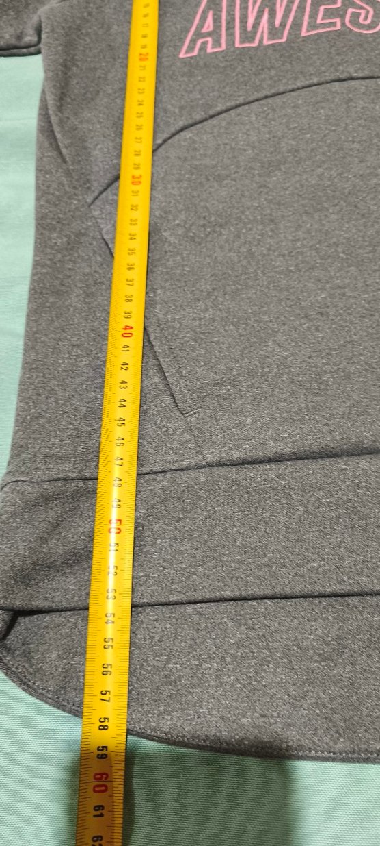 Kız Çocuk Gri Baskılı Sweatshirt - Görsel 4