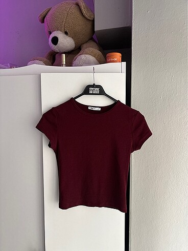 Bershka bordo tshirt