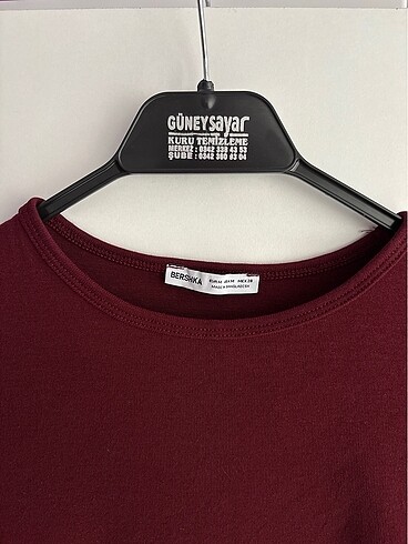 m Beden Bershka bordo tshirt