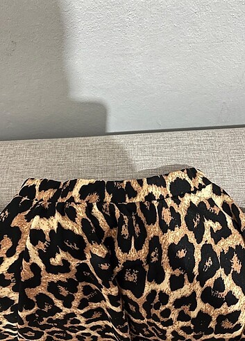 s Beden Leopar Desenli Etek