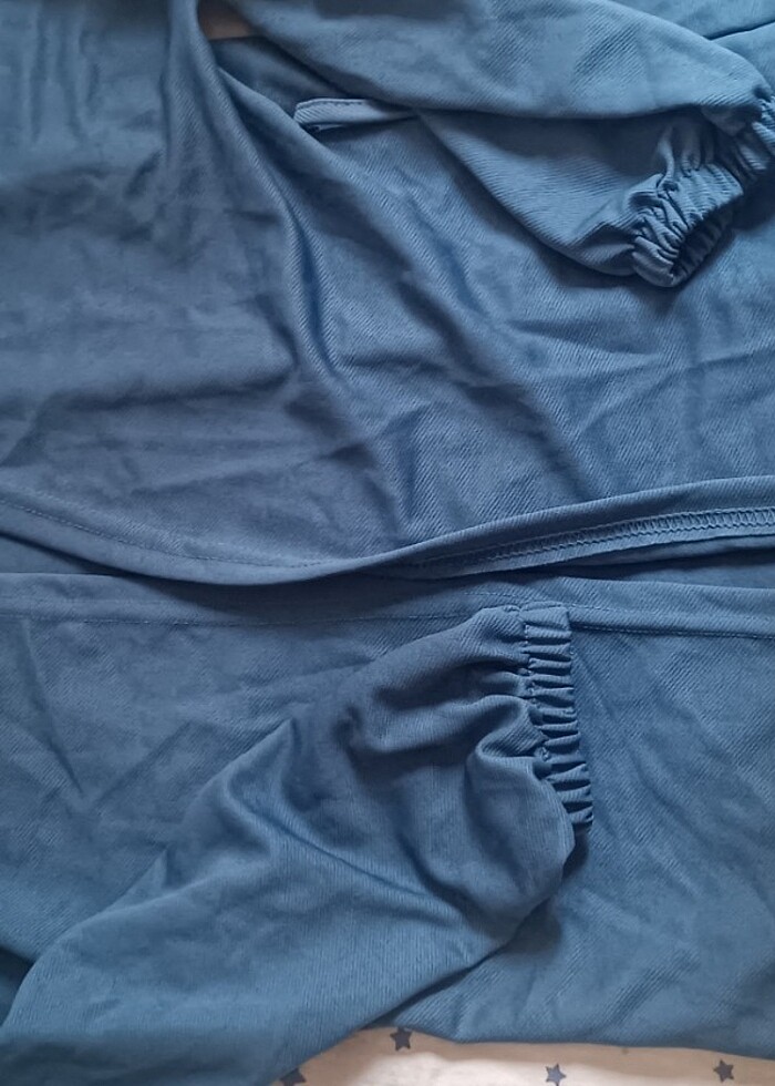 Mavi Tofisa Kimono /kısa  - Görsel 3