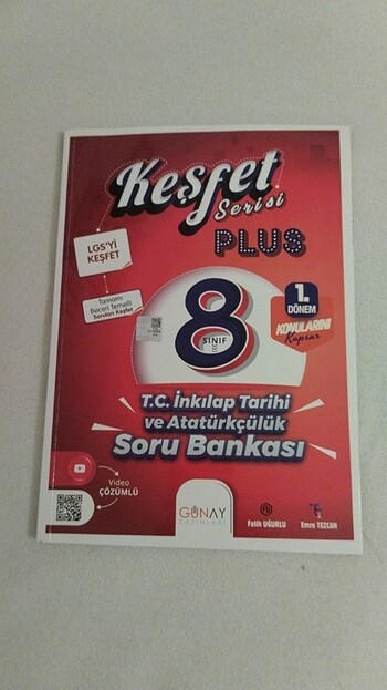 GÜNAY YAYINLARI 8.SINIF T.C.İNKILAP TARİHİ VE ATATÜRKÇÜLÜK 