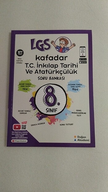 DOĞAN AKADEMİ YAYINLARI 8.SINIF T.C.İNKILAP TARİHİ VE ATATÜRKÇÜL