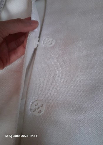 Beyaz Mini Düğmeli Tuxedo Ceket - Görsel 6