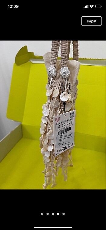 Zara Zara boncuklu çanta