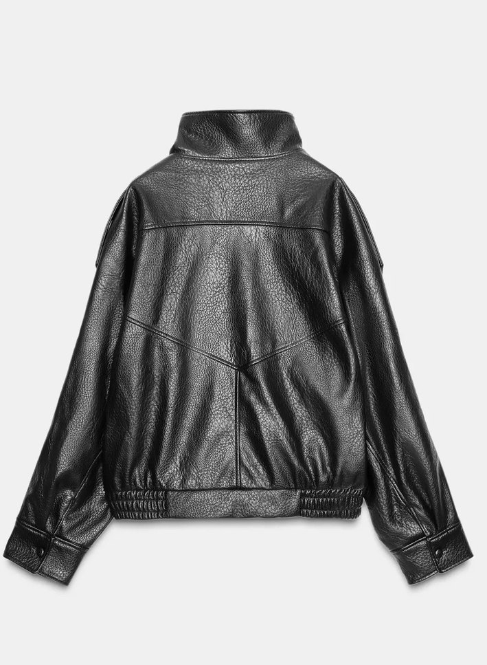 Zara deri ceket - Görsel 2