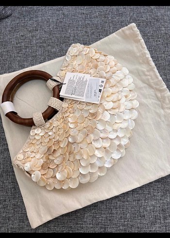 Zara Sedefli zara çanta