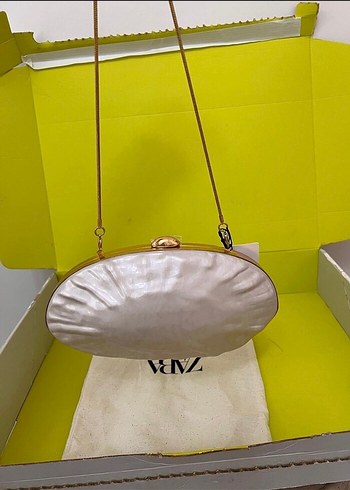  Beden beyaz Renk Zara Beyaz Bohem Tarzı Kadın Çanta