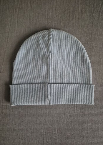 Bebek Mavisi Örgü Bere - Görsel 5