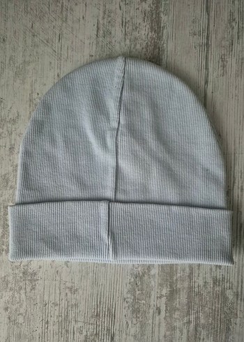 Bebek Mavisi Örgü Bere - Görsel 3