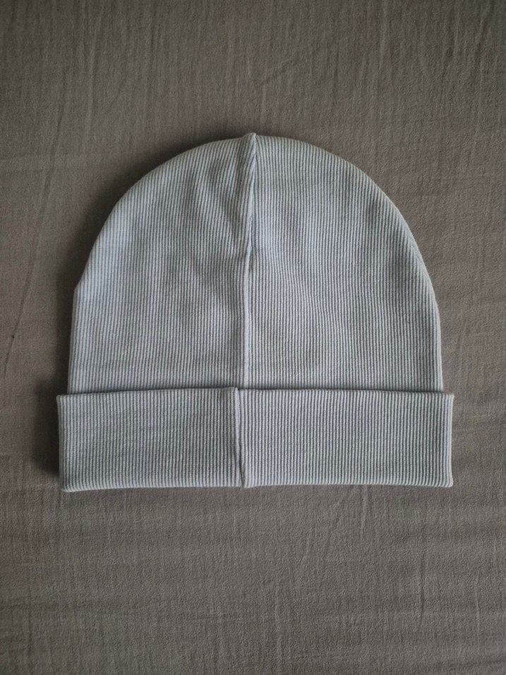 Bebek Mavisi Örgü Bere - Görsel 5