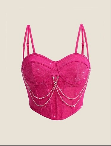 Shein büstiyer crop