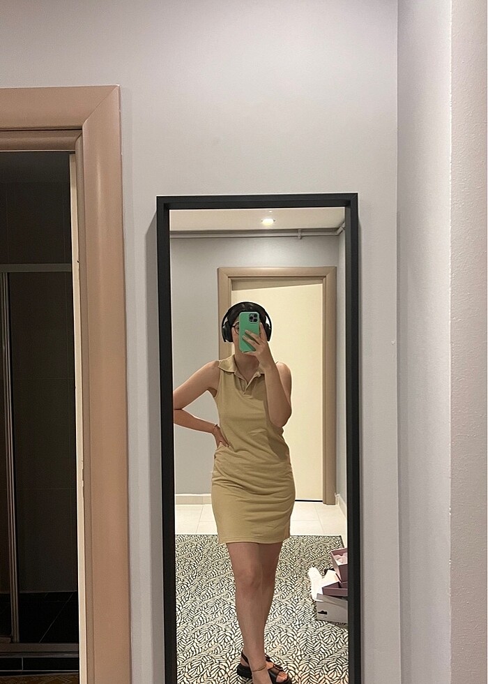 polo yaka elbise - Görsel 3