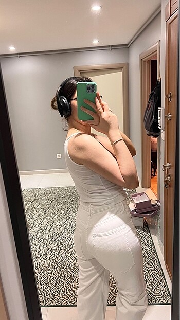 beyaz jeans zara - Görsel 3