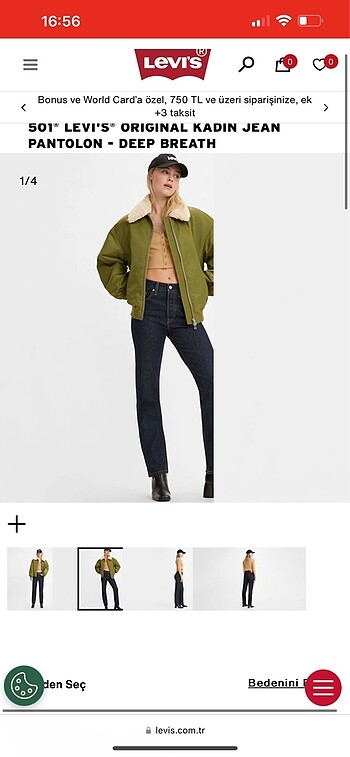 501 levi?s jean - Görsel 7