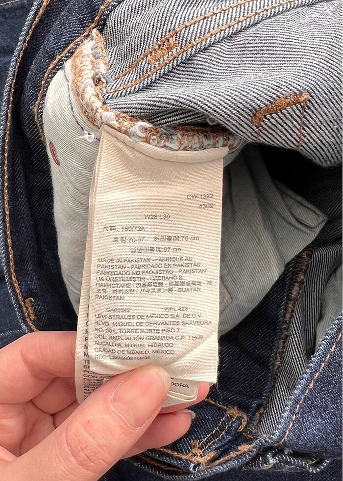 501 levi?s jean - Görsel 5