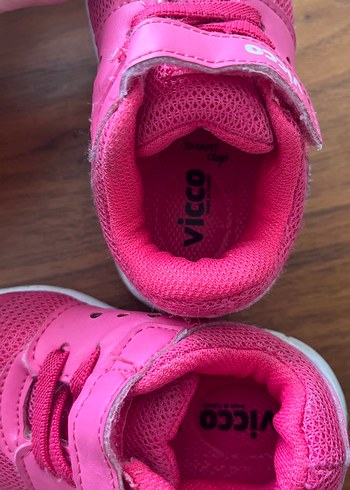Kız Çocuk Pembe Vicco  ilk adım ayakkabısı - Görsel 4