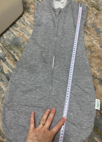 Kız Çocuk Gri Fermuarlı torba uyku tulumu - Görsel 4