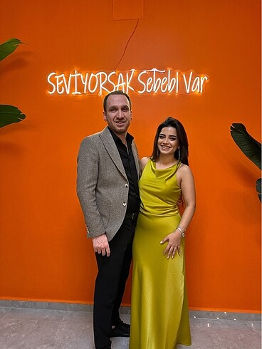 Trendyol & Milla Saten aniye elbise