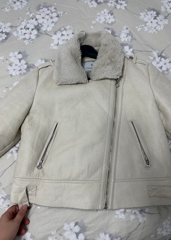 Peluş Detaylı Kadın Midi Ceket - Görsel 2