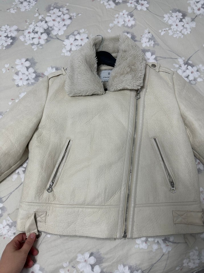 Peluş Detaylı Kadın Midi Ceket - Görsel 2