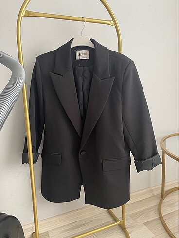 Siyah blazer ceket