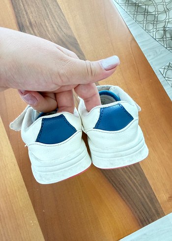 25 Beden beyaz Renk Beyaz Erkek Çocuk Sneaker Ayakkabı