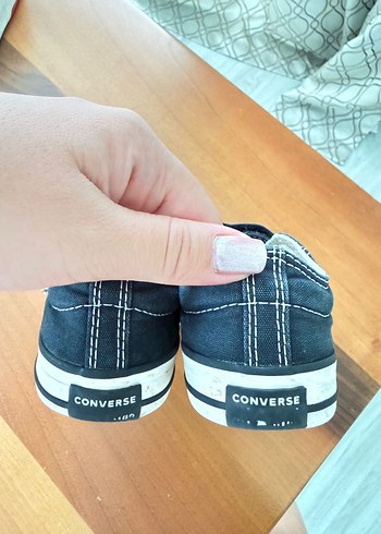 24 Beden siyah Renk Siyah Erkek Çocuk converse