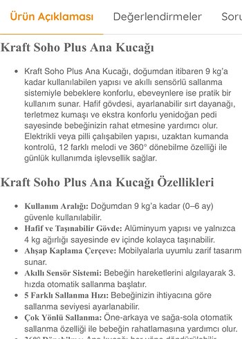 Kraft elektrikli ana kucağı - Görsel 9