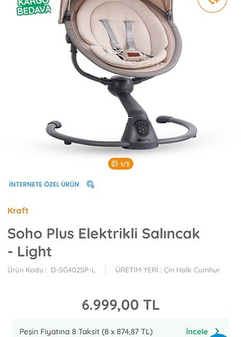 Kraft elektrikli ana kucağı - Görsel 8