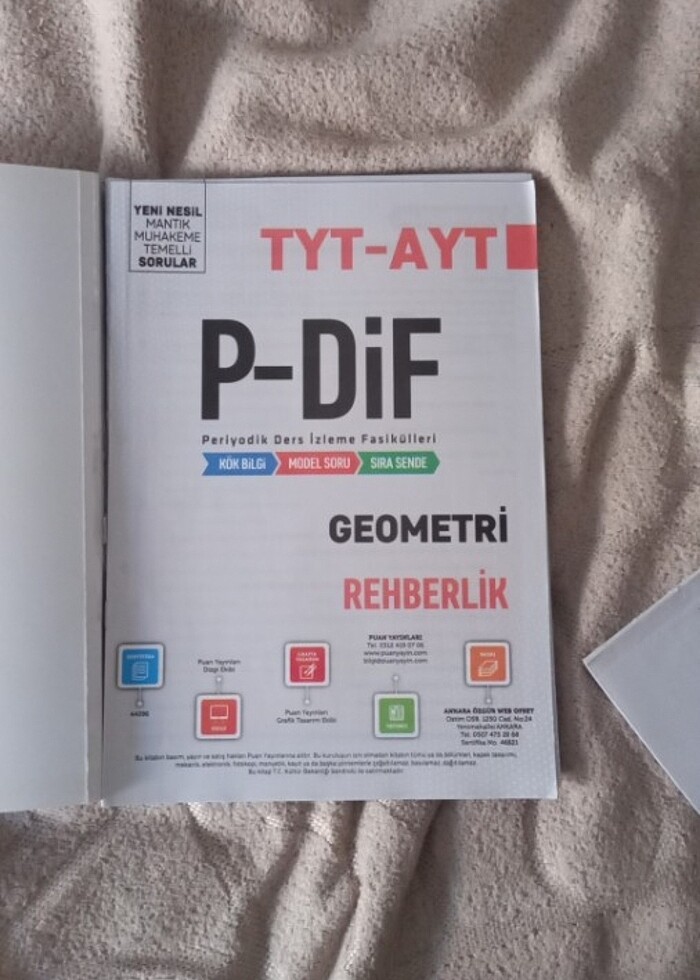 P-DİF GEOMETRİ TYT AYT  - Görsel 4