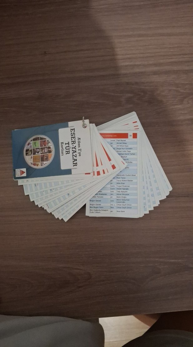 Adan Z'ye Eser-Yazar Kartları yks - Görsel 2