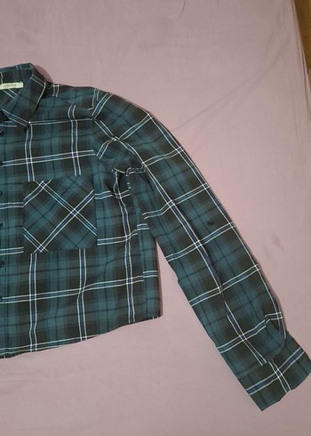 Düğmeli Uzun Kollu Kadın Gömlek - Görsel 5