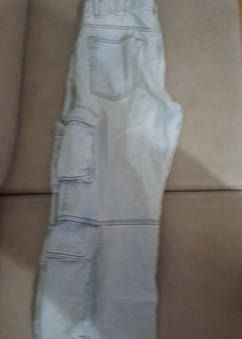 ZARA  ERKEK Kargo Kot Pantolon Bel Detaylı - Görsel 4