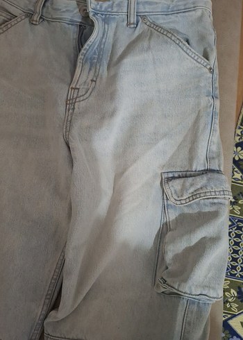 ZARA  ERKEK Kargo Kot Pantolon Bel Detaylı - Görsel 3