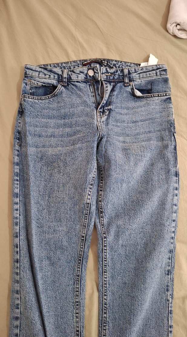 Gri Mavi erkek Midi Denim Pantolon - Görsel 2