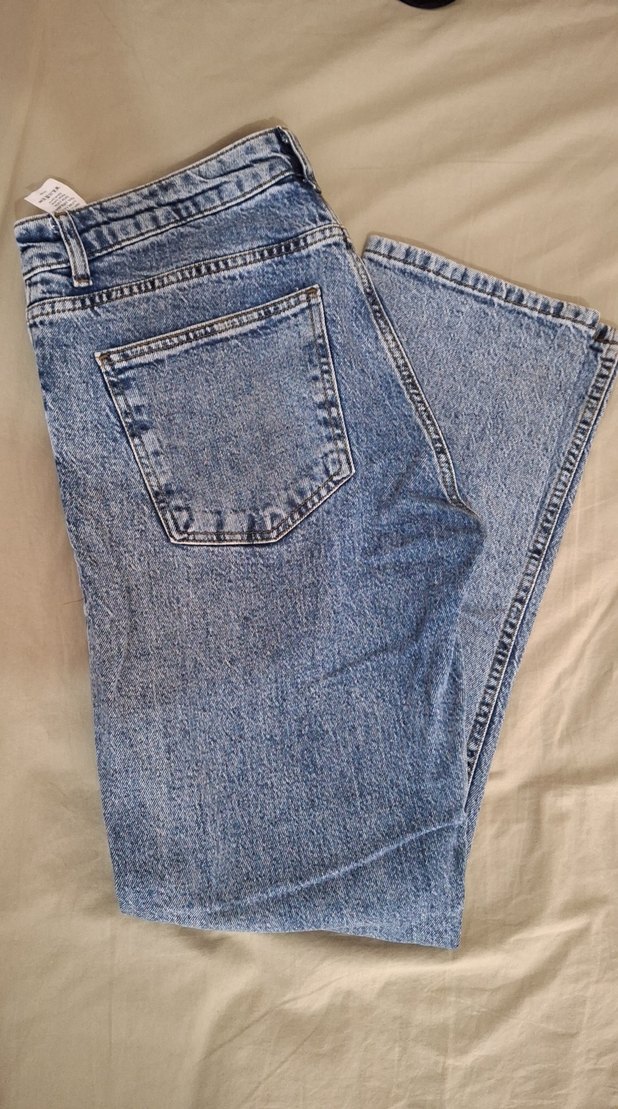 Gri Mavi erkek Midi Denim Pantolon - Görsel 5