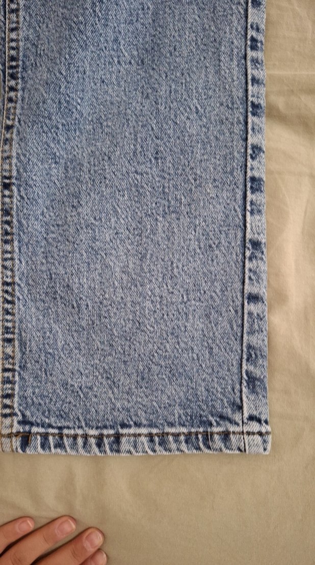 Gri Mavi erkek Midi Denim Pantolon - Görsel 3