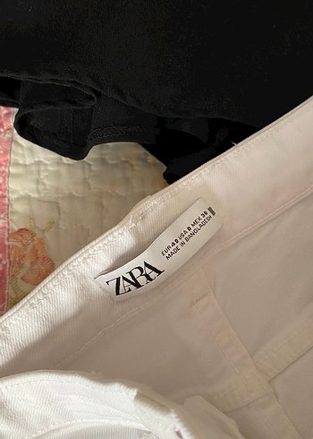 40 Beden beyaz Renk Zara beyaz jean