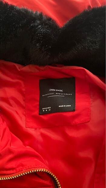 Zara zara markalı mont